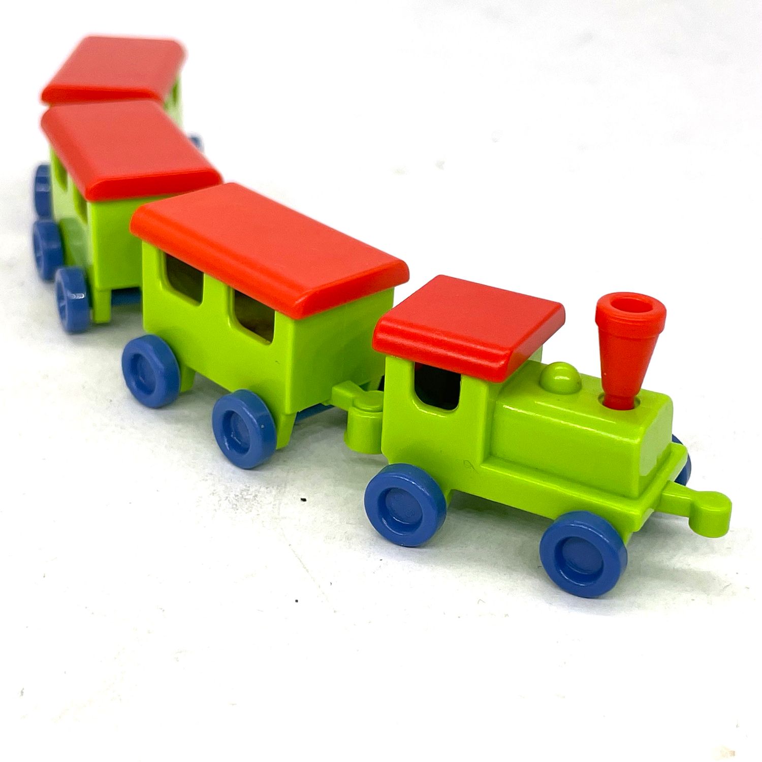 Playmobil train jouet vert