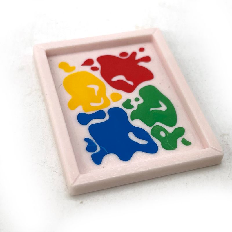 Playmobil tableau taches peinture