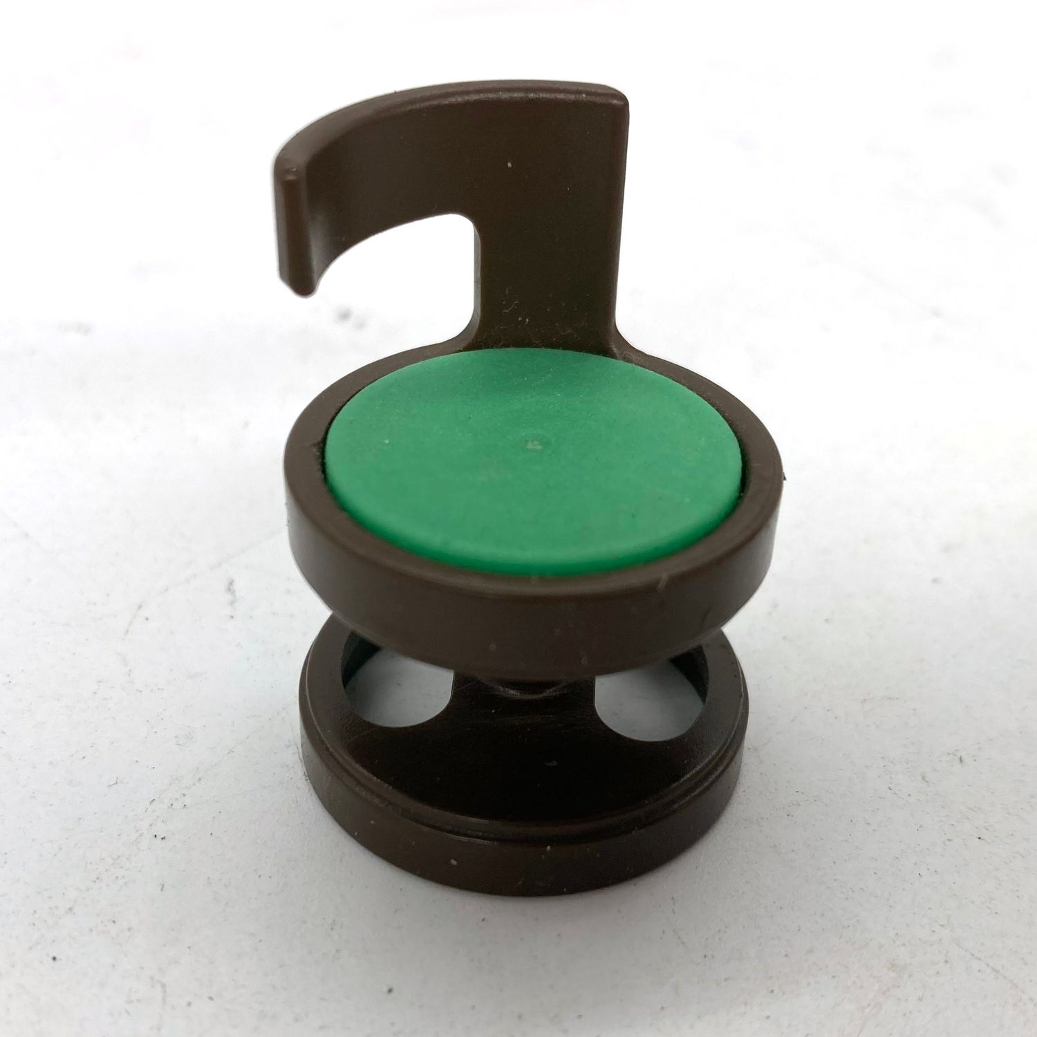 Playmobil chaise ronde design marron