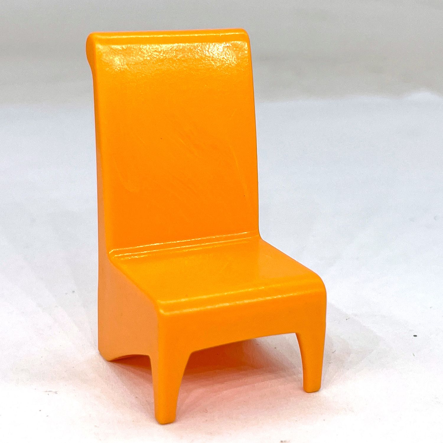 playmobil chaise design orange