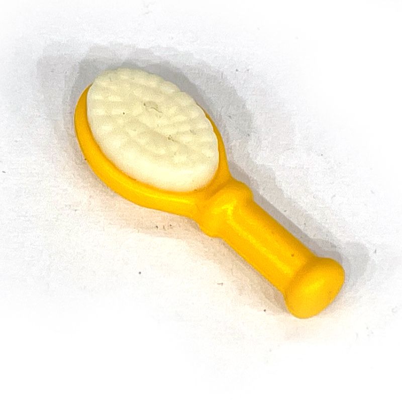 Playmobil brosse à cheveux jaune