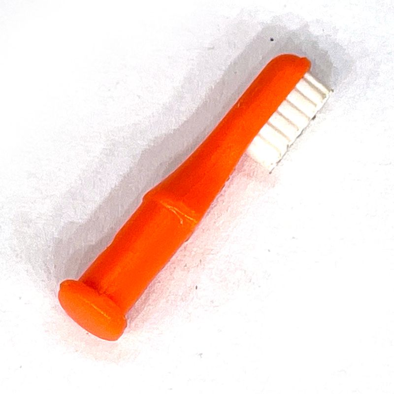 Playmobil brosse à dent orange
