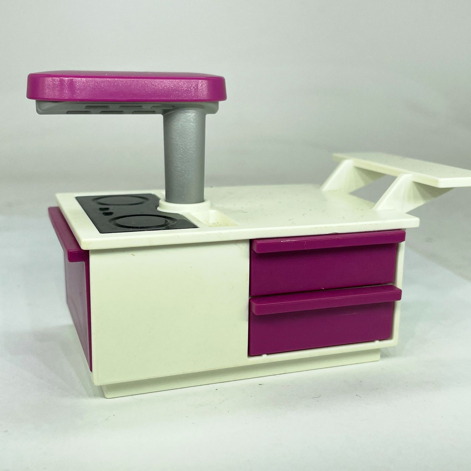 playmobil îlot meuble cuisine violet