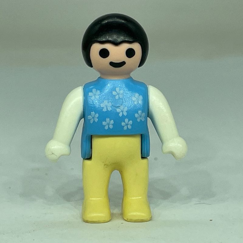 playmobil bébé ciel et jaune