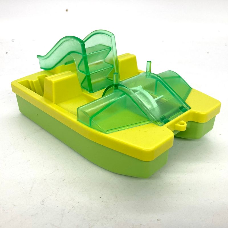 Playmobil pedalo jaune vert
