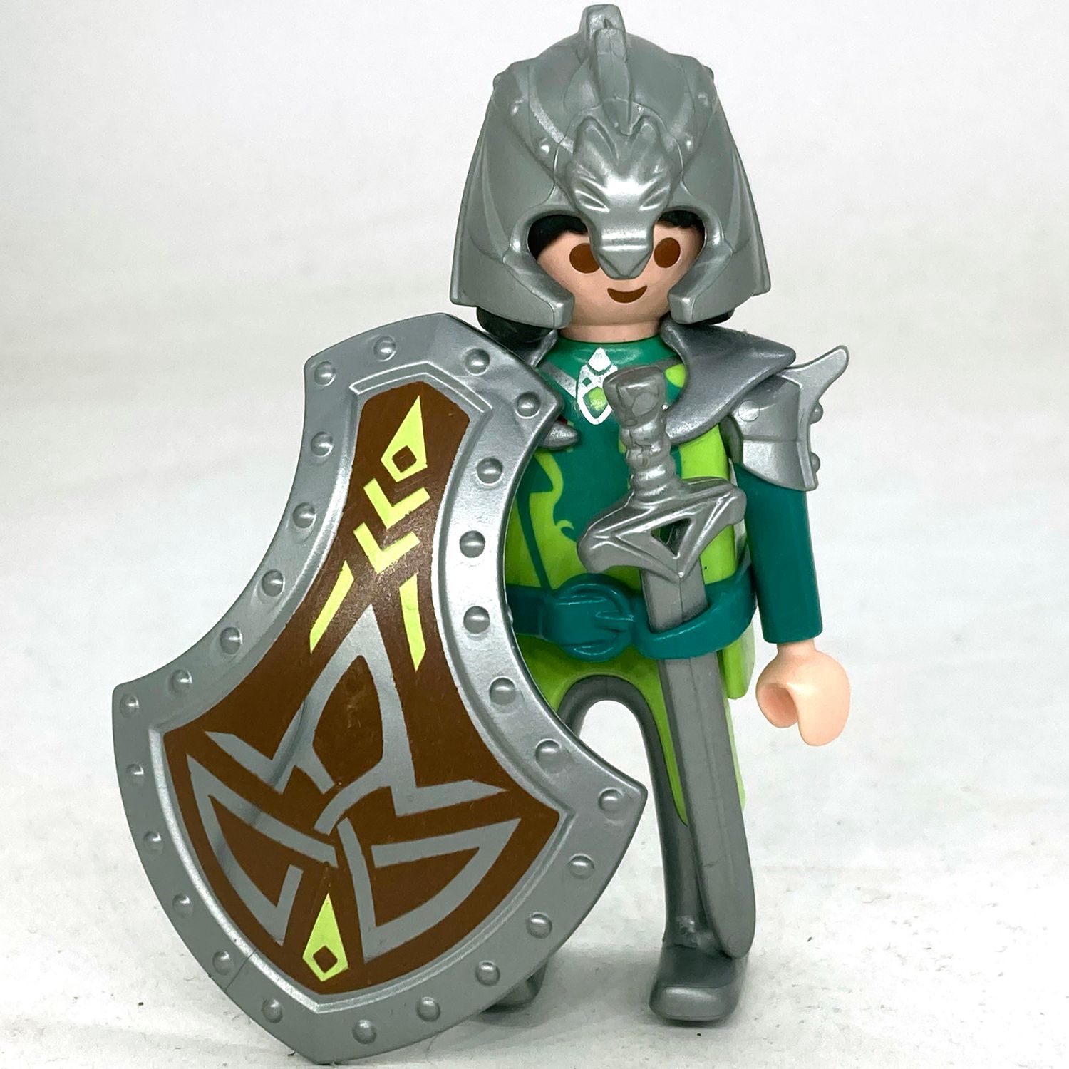 playmobil chevalier elfe vert 4
