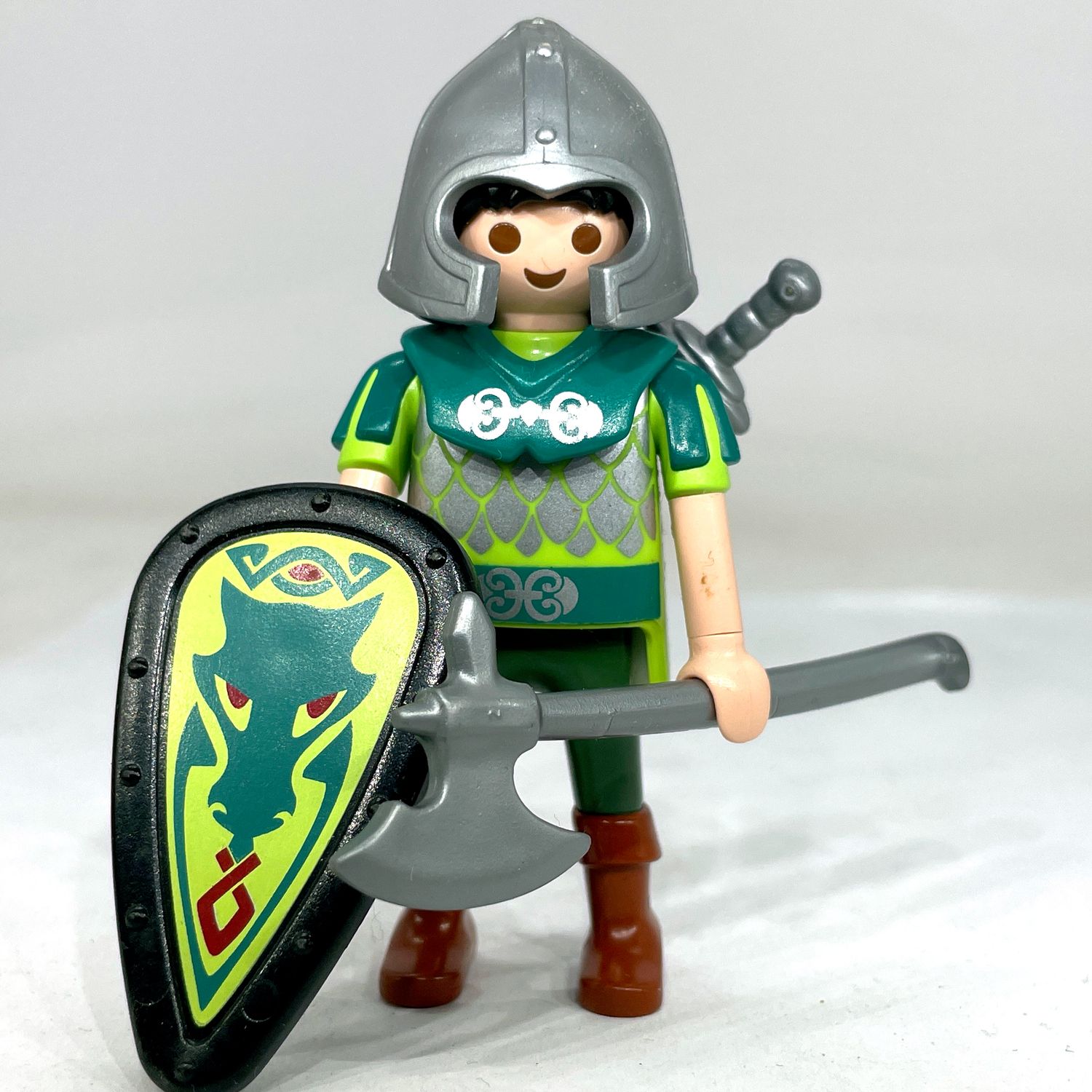 playmobil chevalier vert elfique