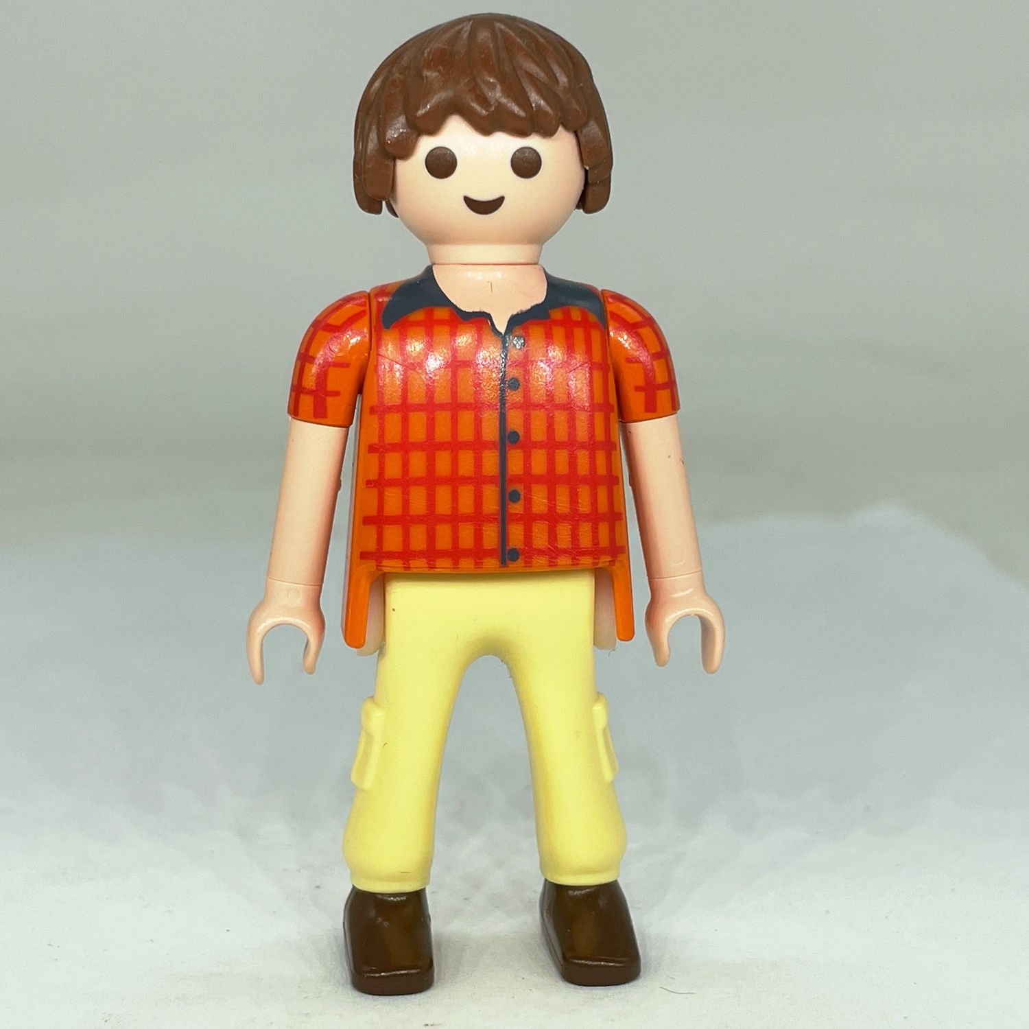 playmobil homme city orange