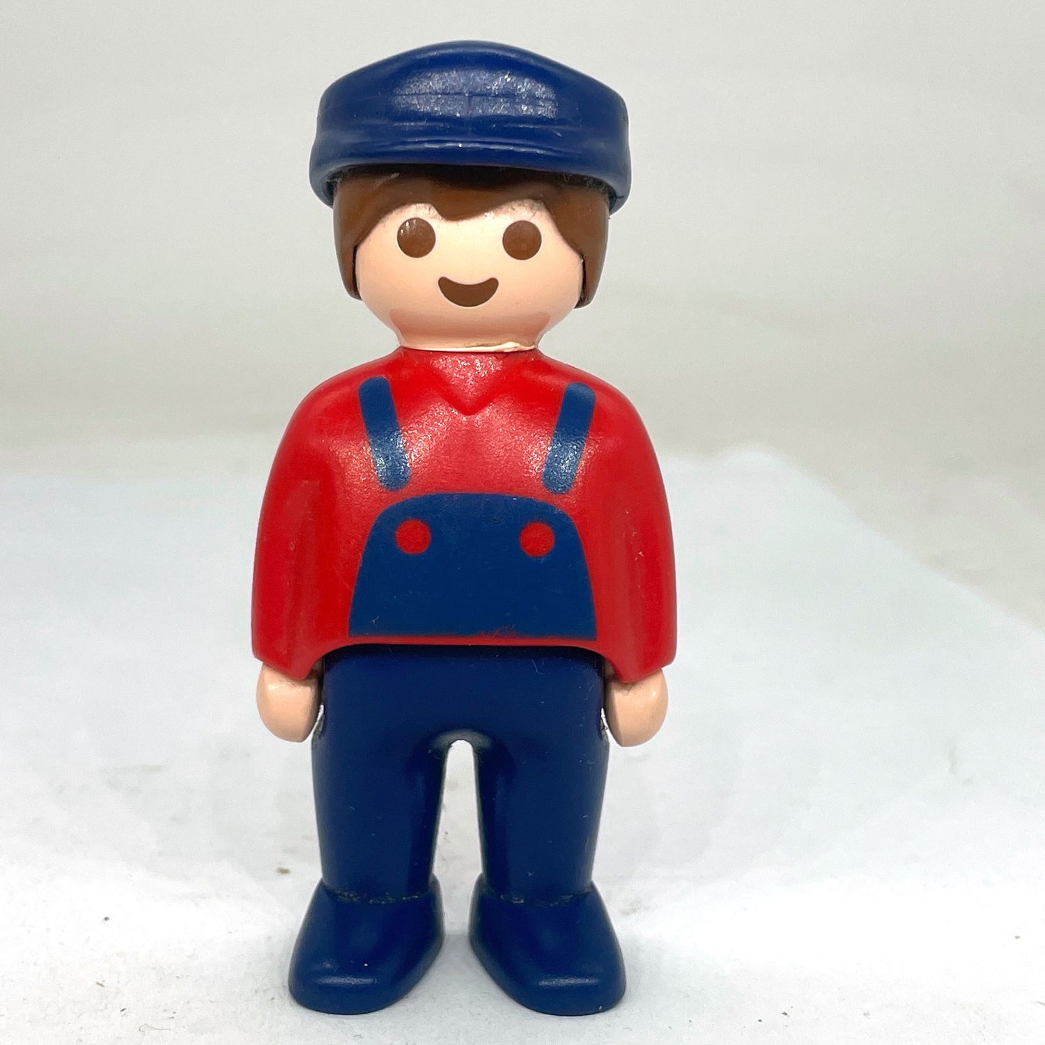 Playmobil 1-2-3 paysan rouge marine