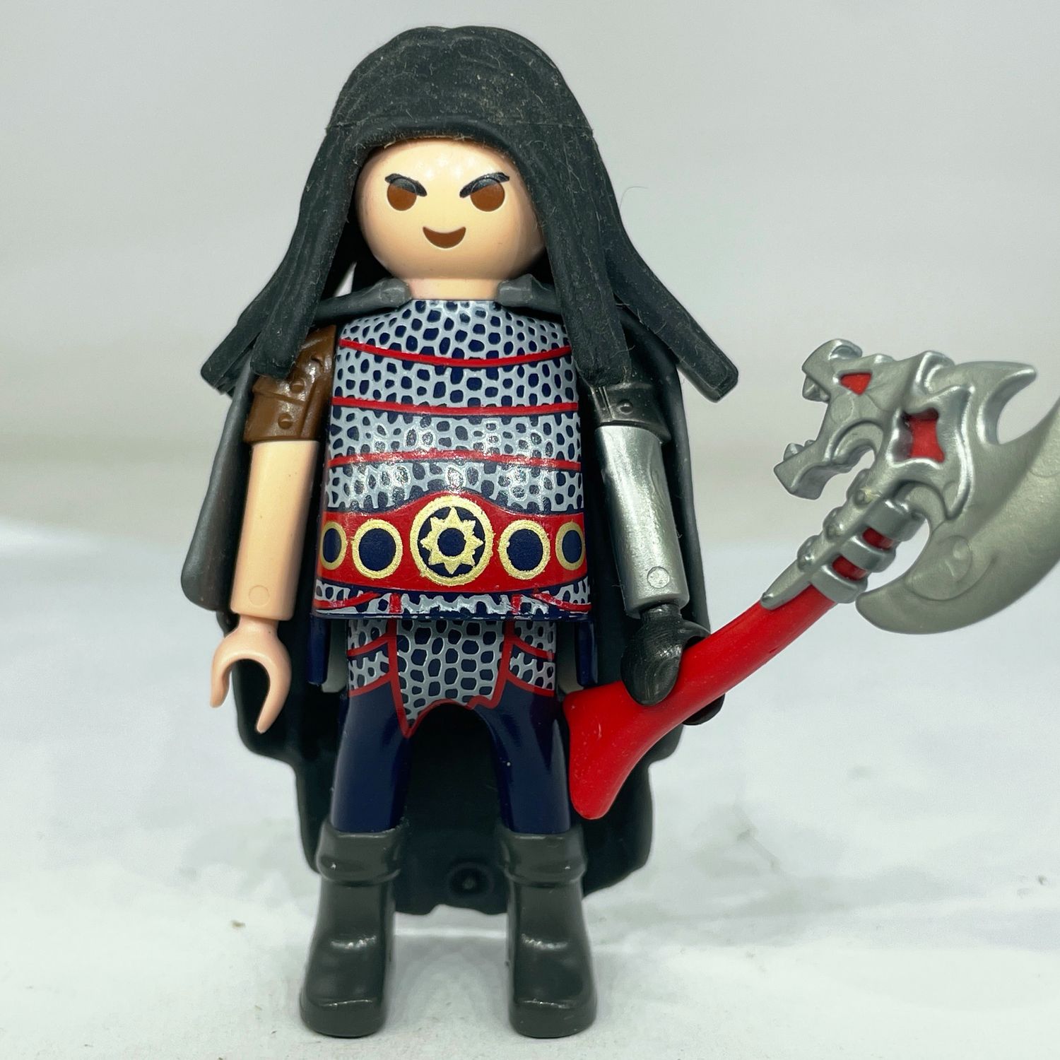 Playmobil barbare dragon chevelu
