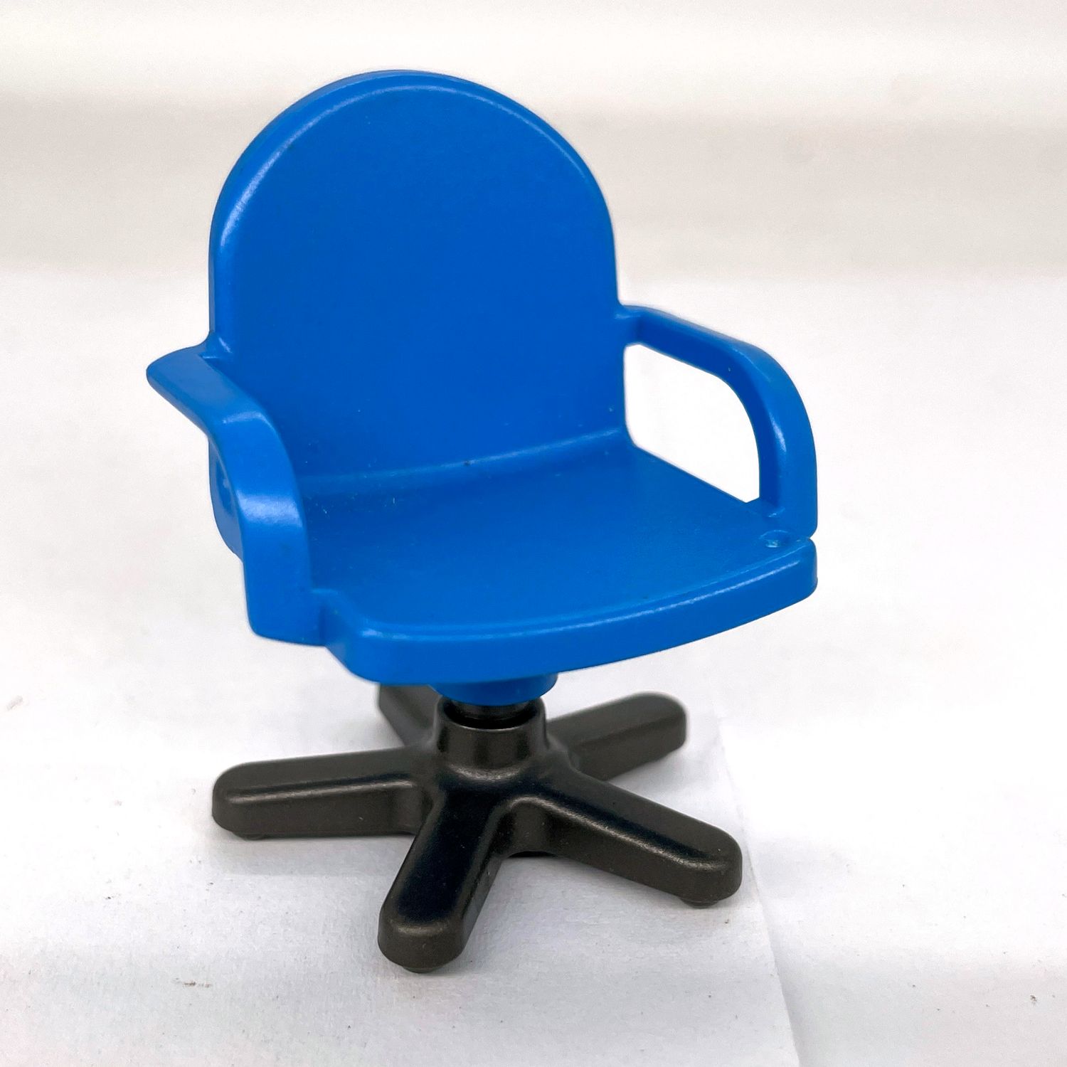 playmobil chaise de bureau bleu tournante