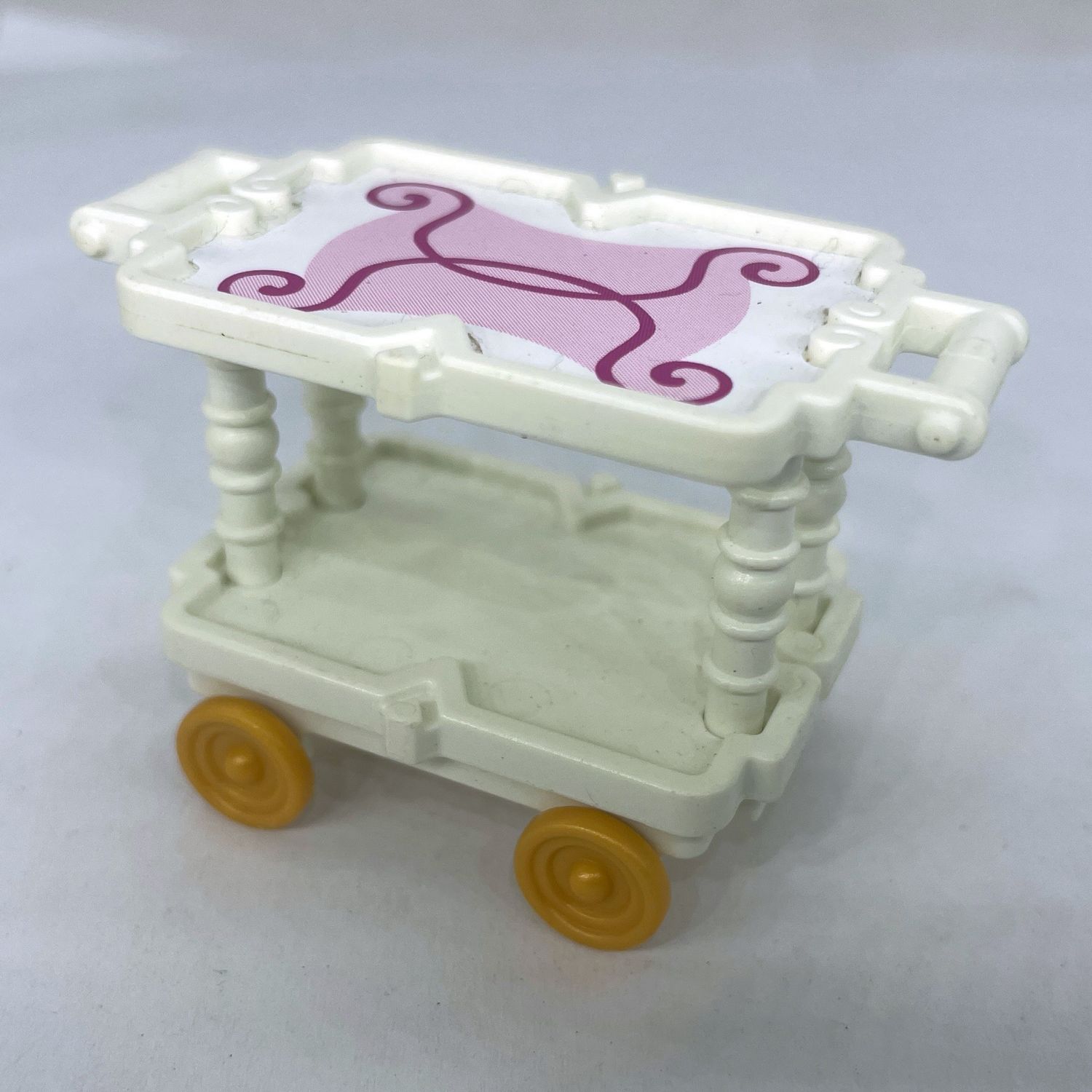 Playmobil desserte roulante blanche
