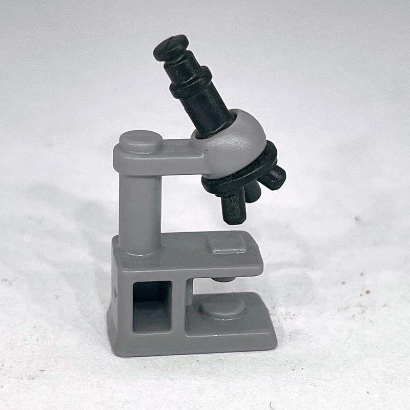 playmobil microscope gris