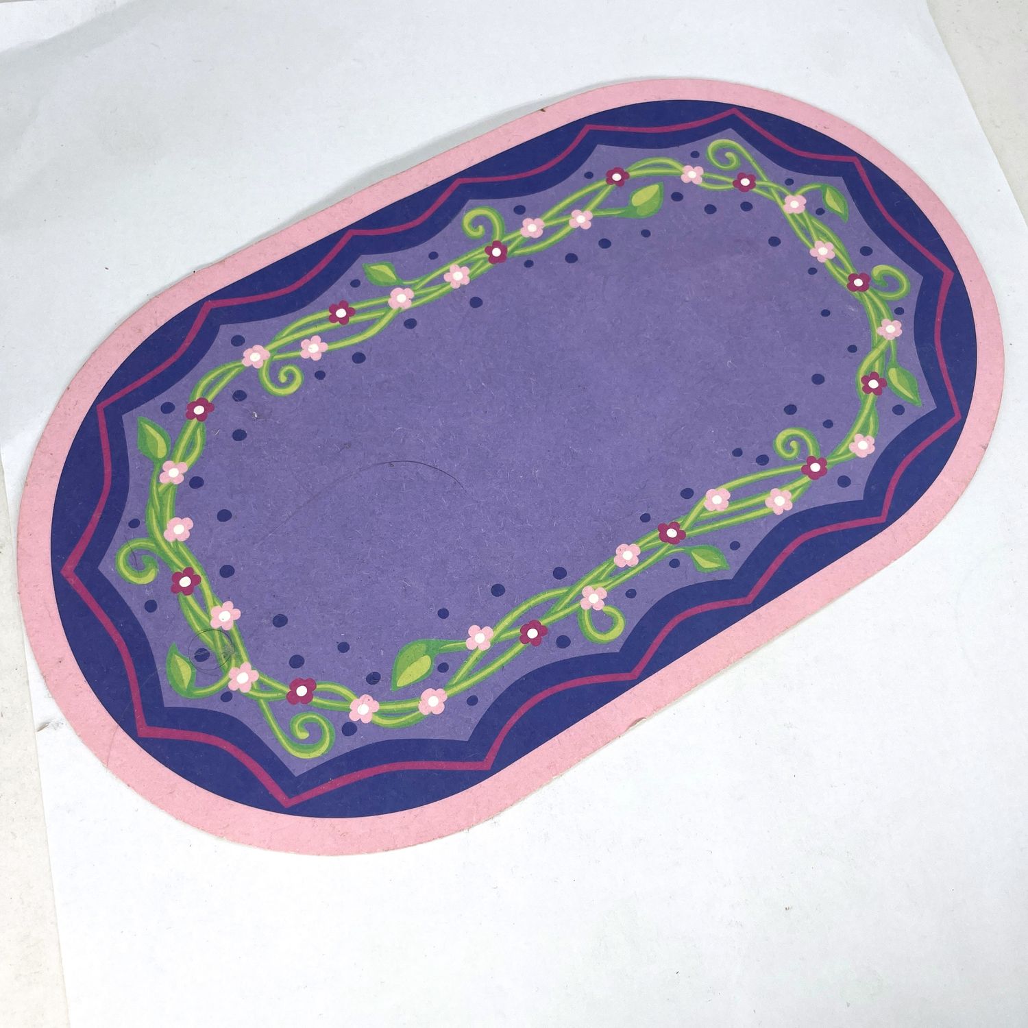 Playmobil tapis ovaale violet