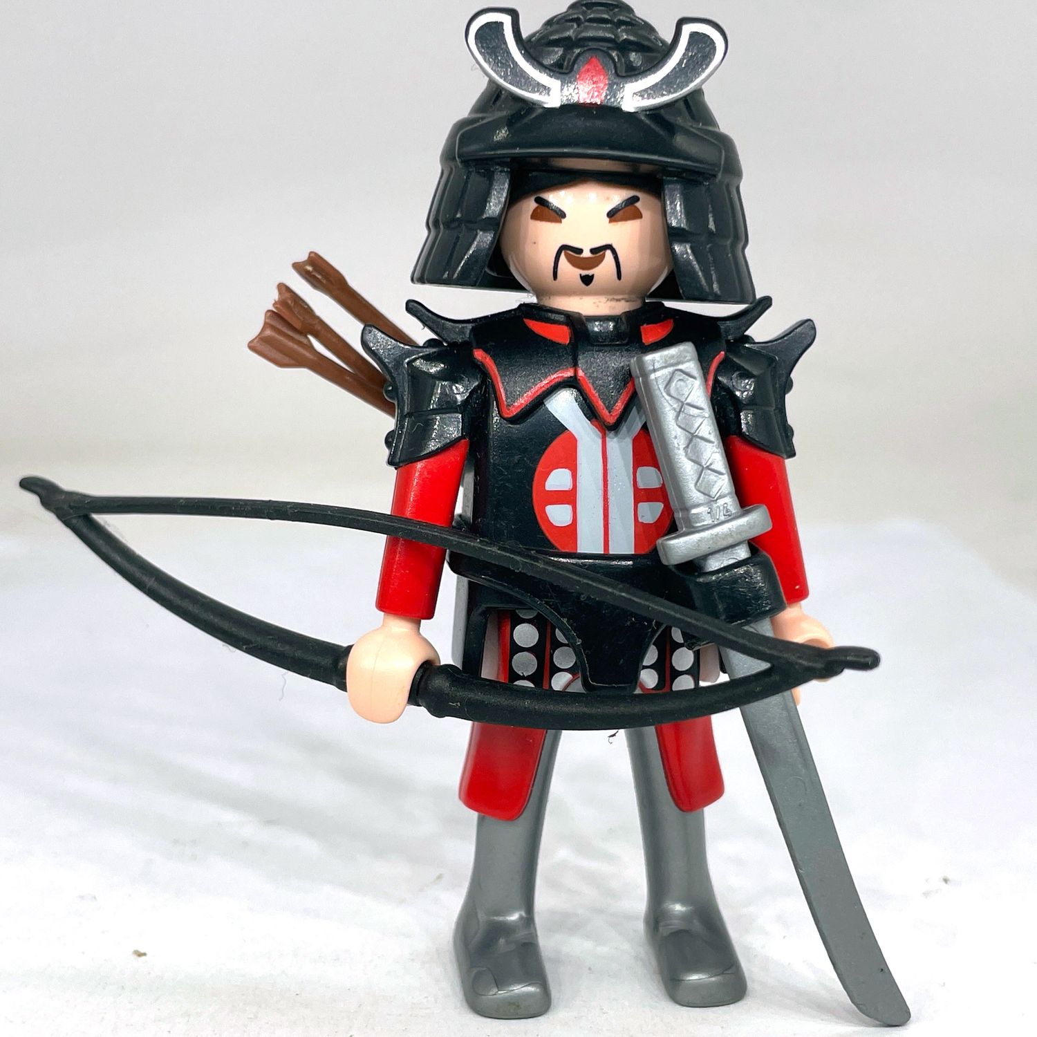 Playmobil samourai archer rouge