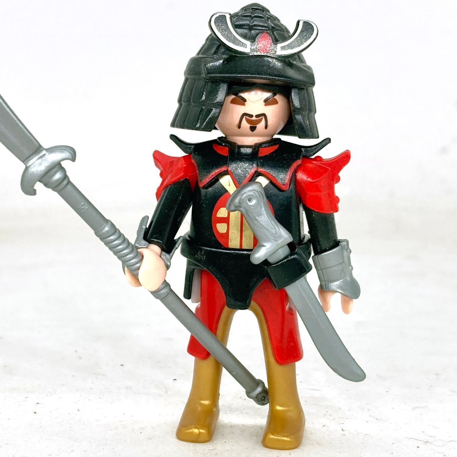 Playmobil samourai asie rouge