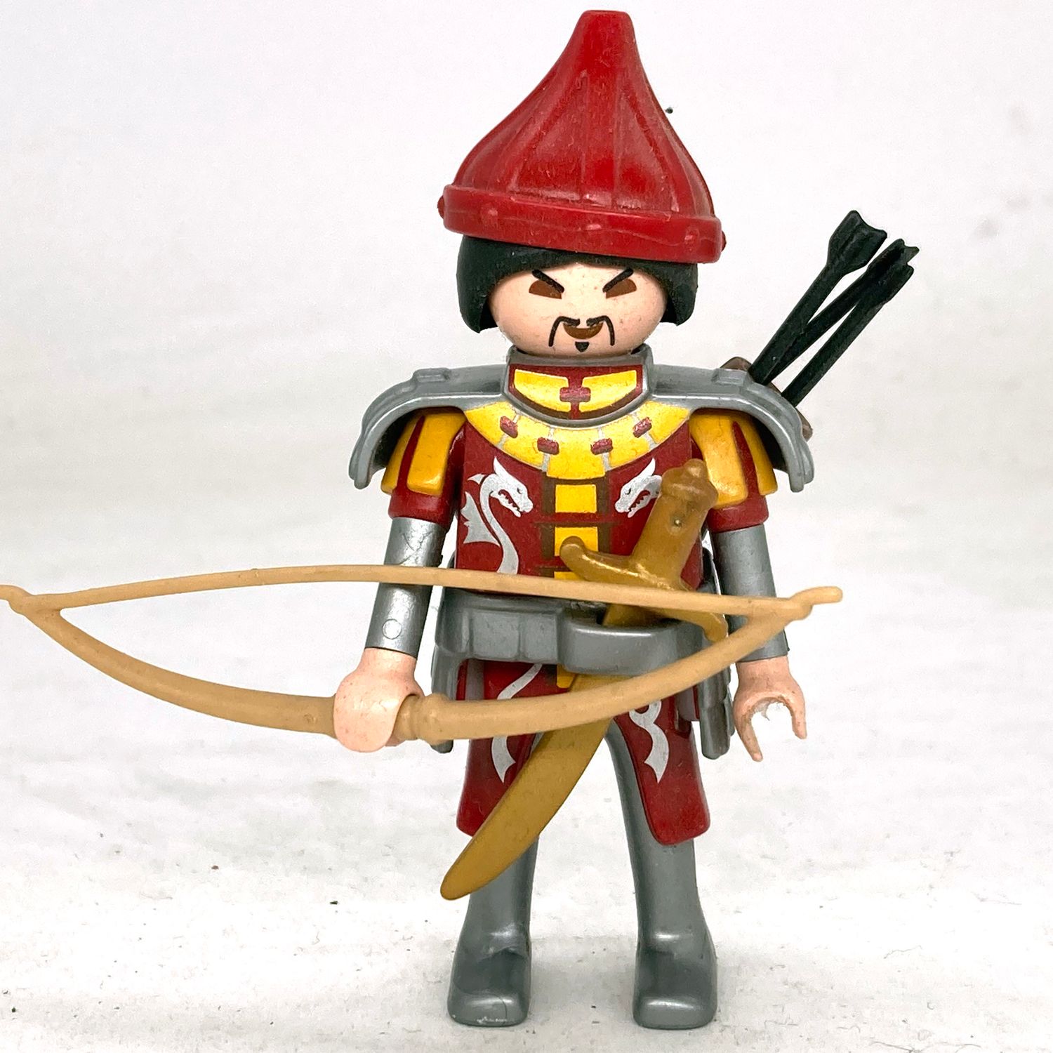 playmobil samourai rouge
