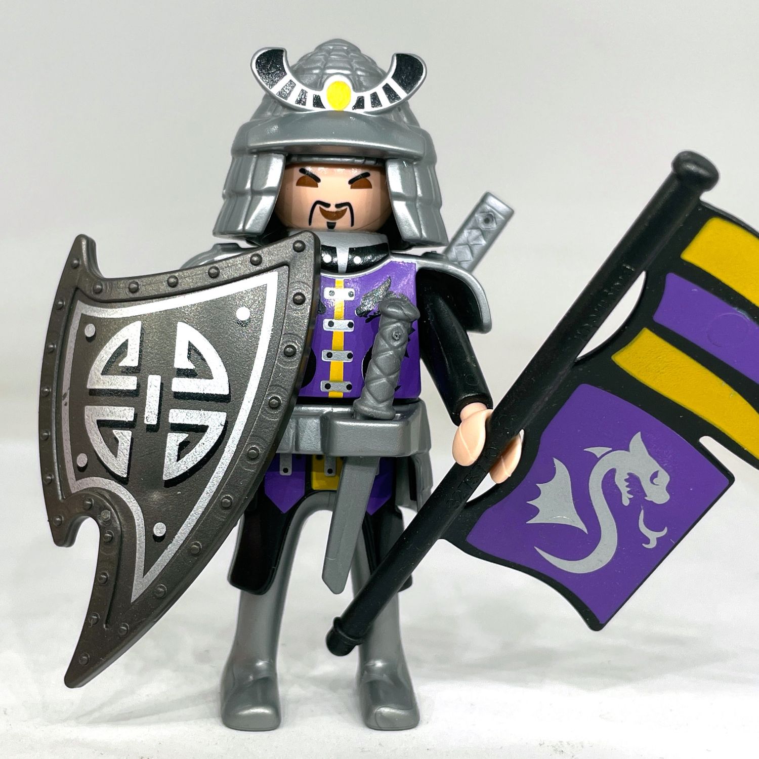 playmobil samouraï violet