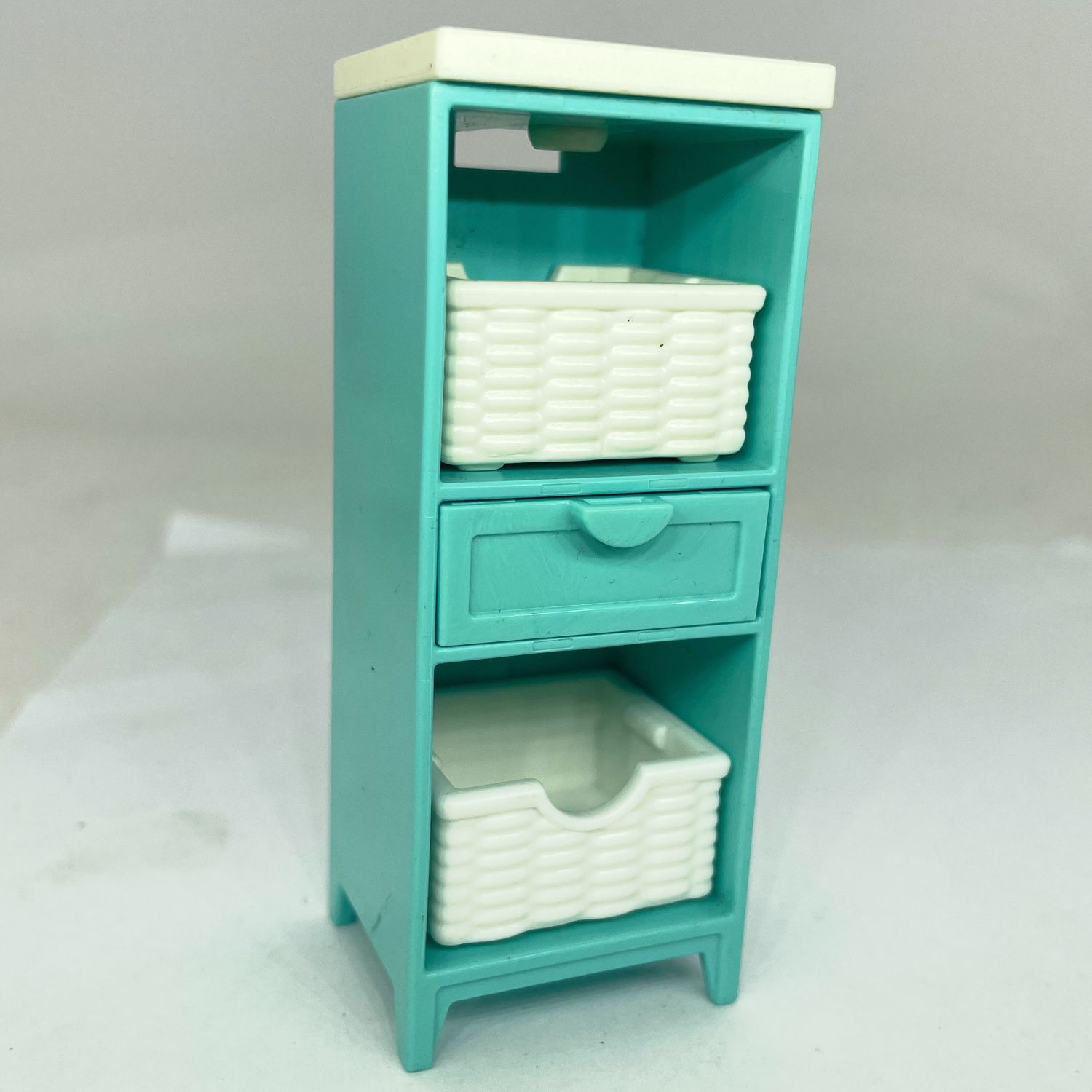 Playmobil meuble casier bleu turquoise