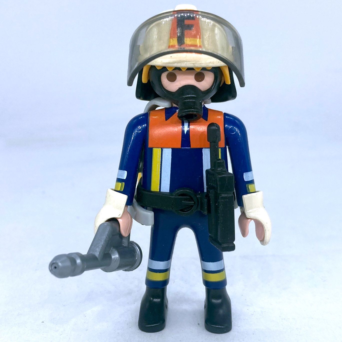 playmobil pompier bleu