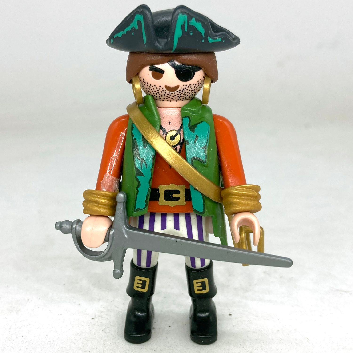 playmobil pirate veste verte