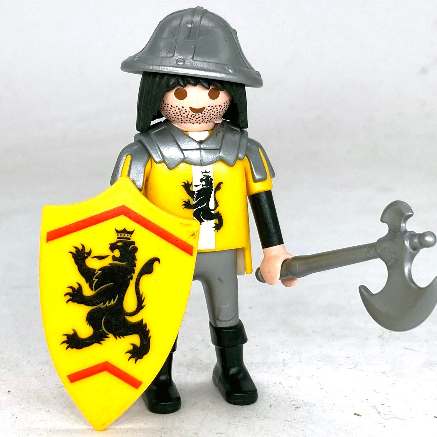 playmobil chevalier lion noir 6