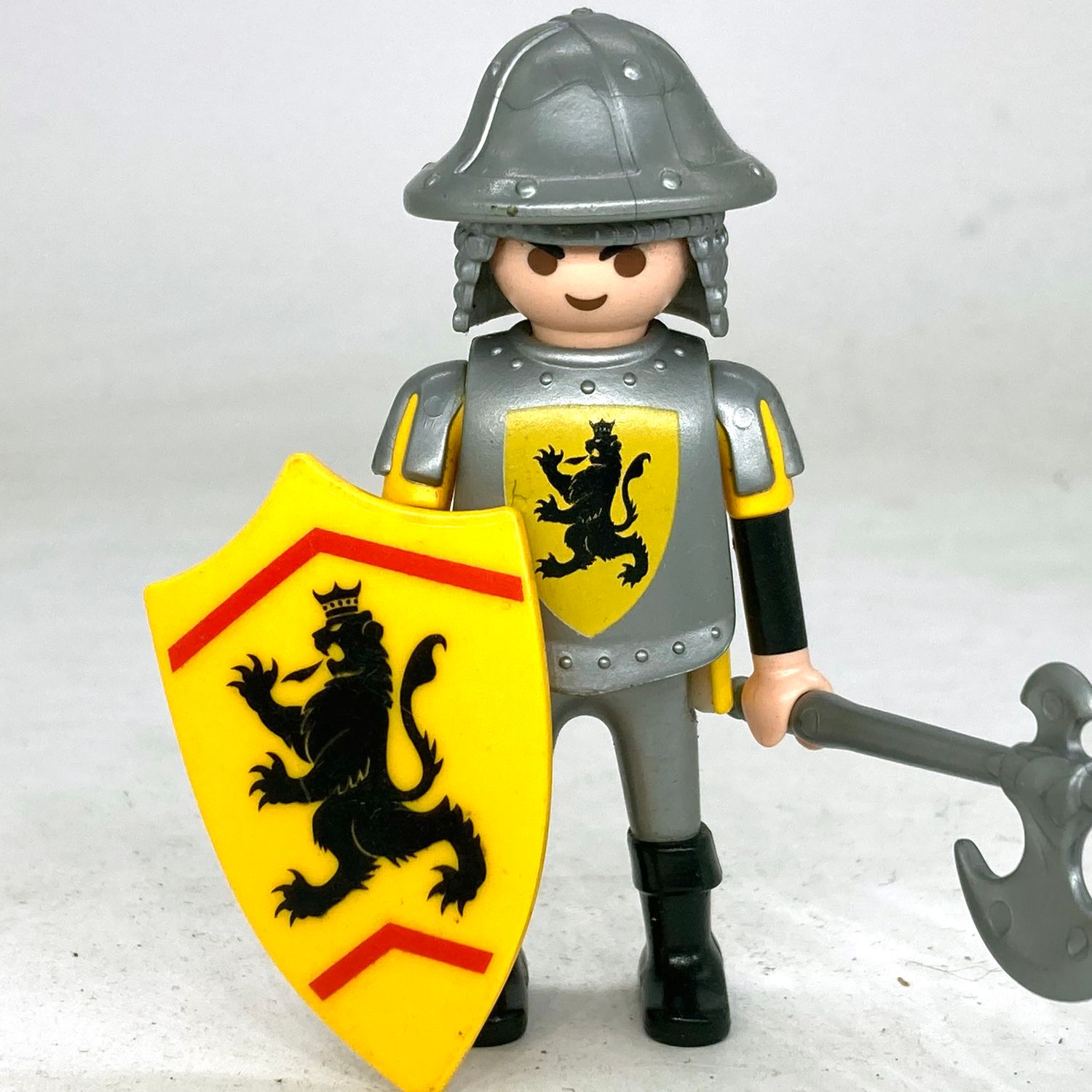 playmobil chevalier lion noir 5