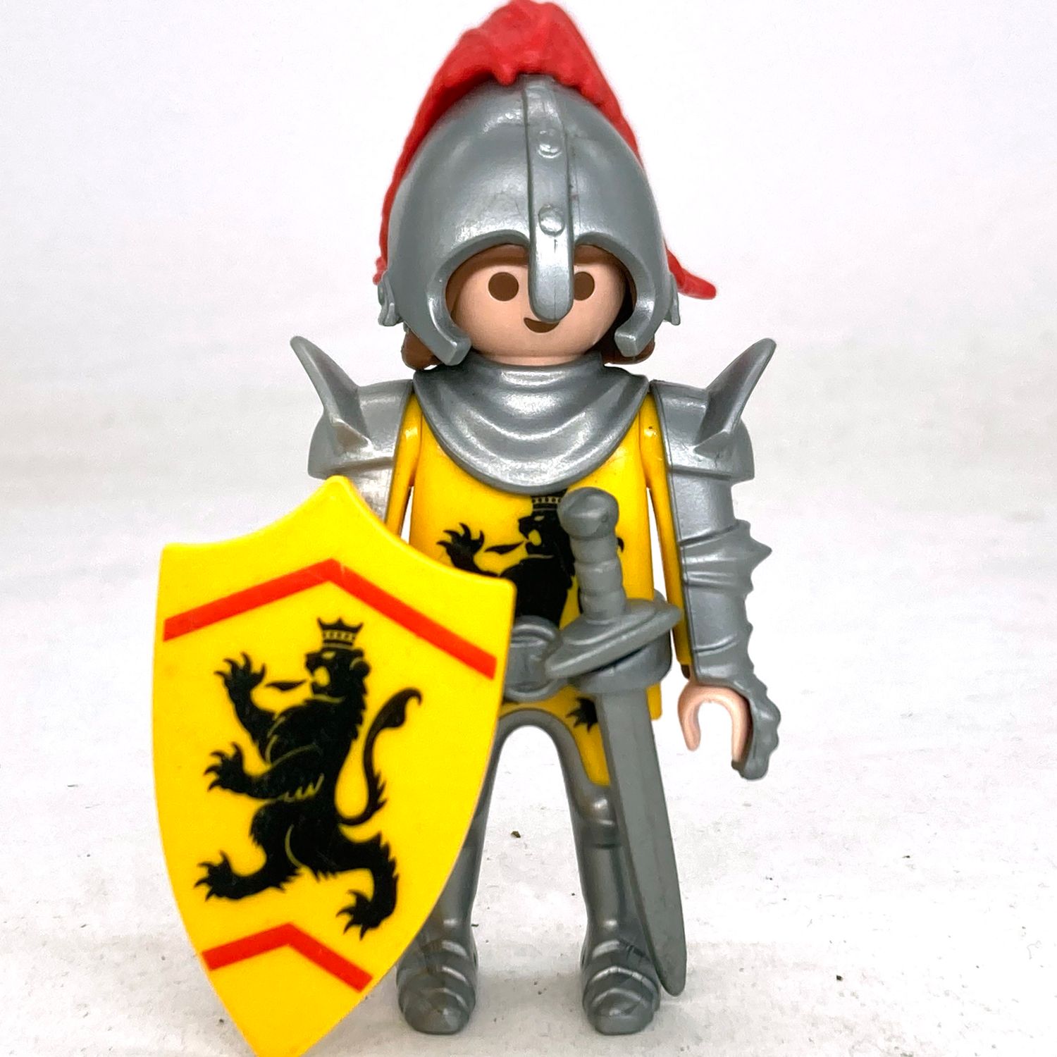 playmobil chevalier lion noir 7
