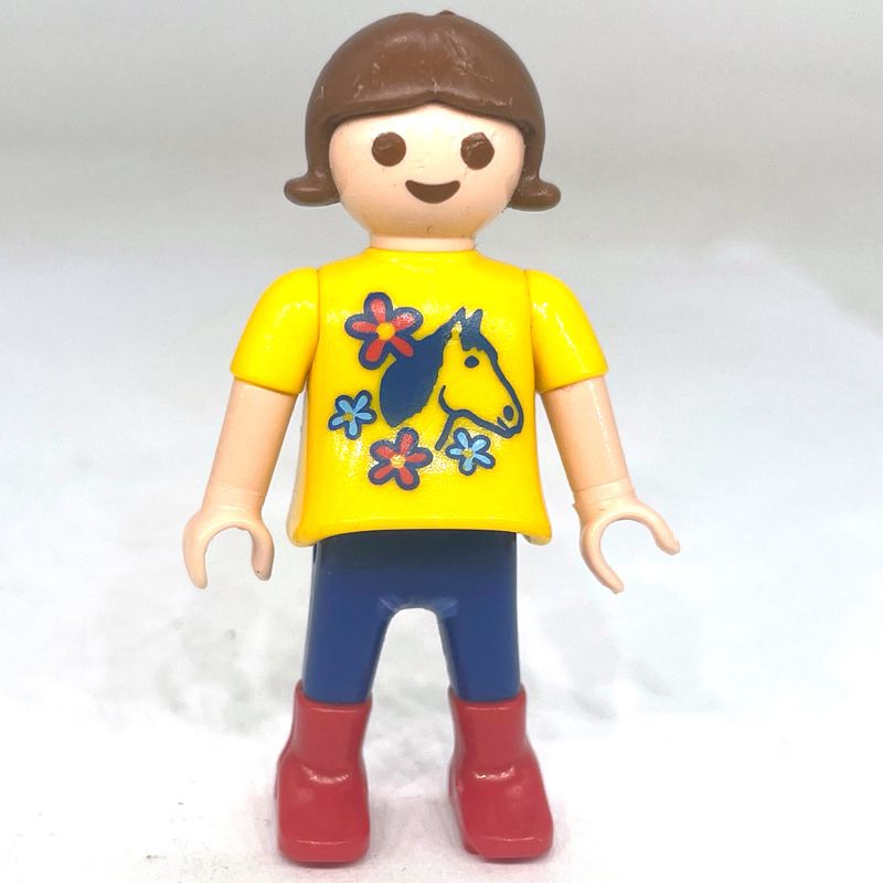 Playmobil enfant fillette cheval