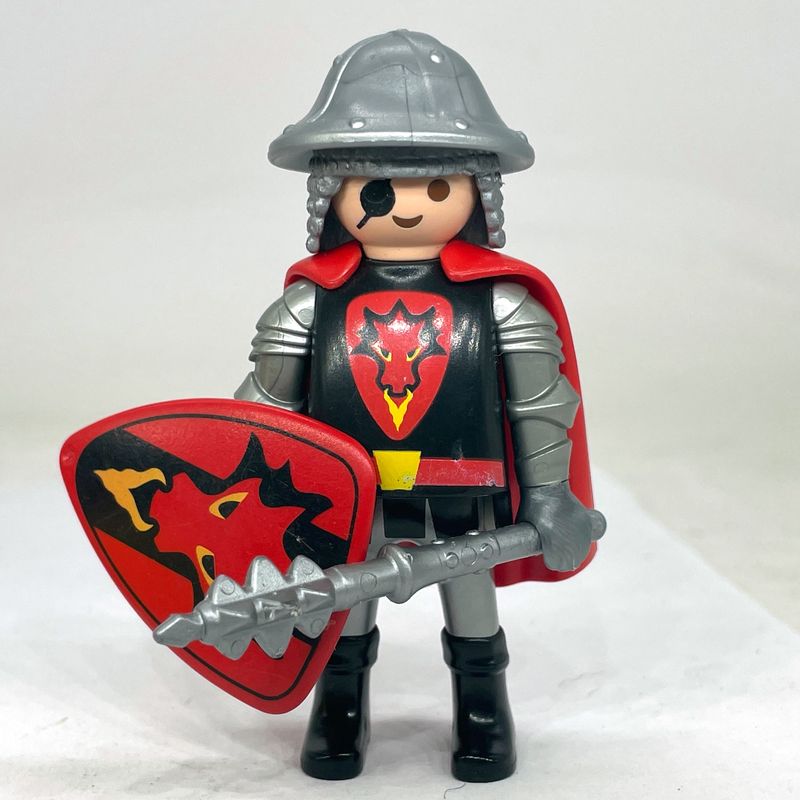 Playmobil chevalier ventru dragon rouge