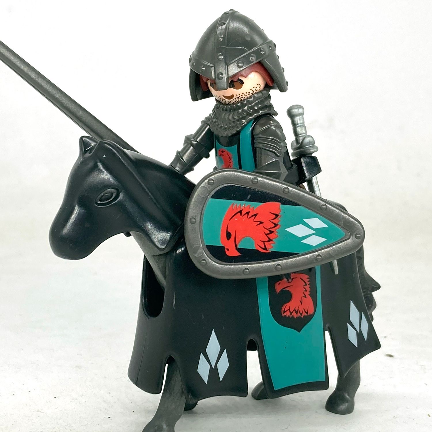 playmobil chevalier aigle parure