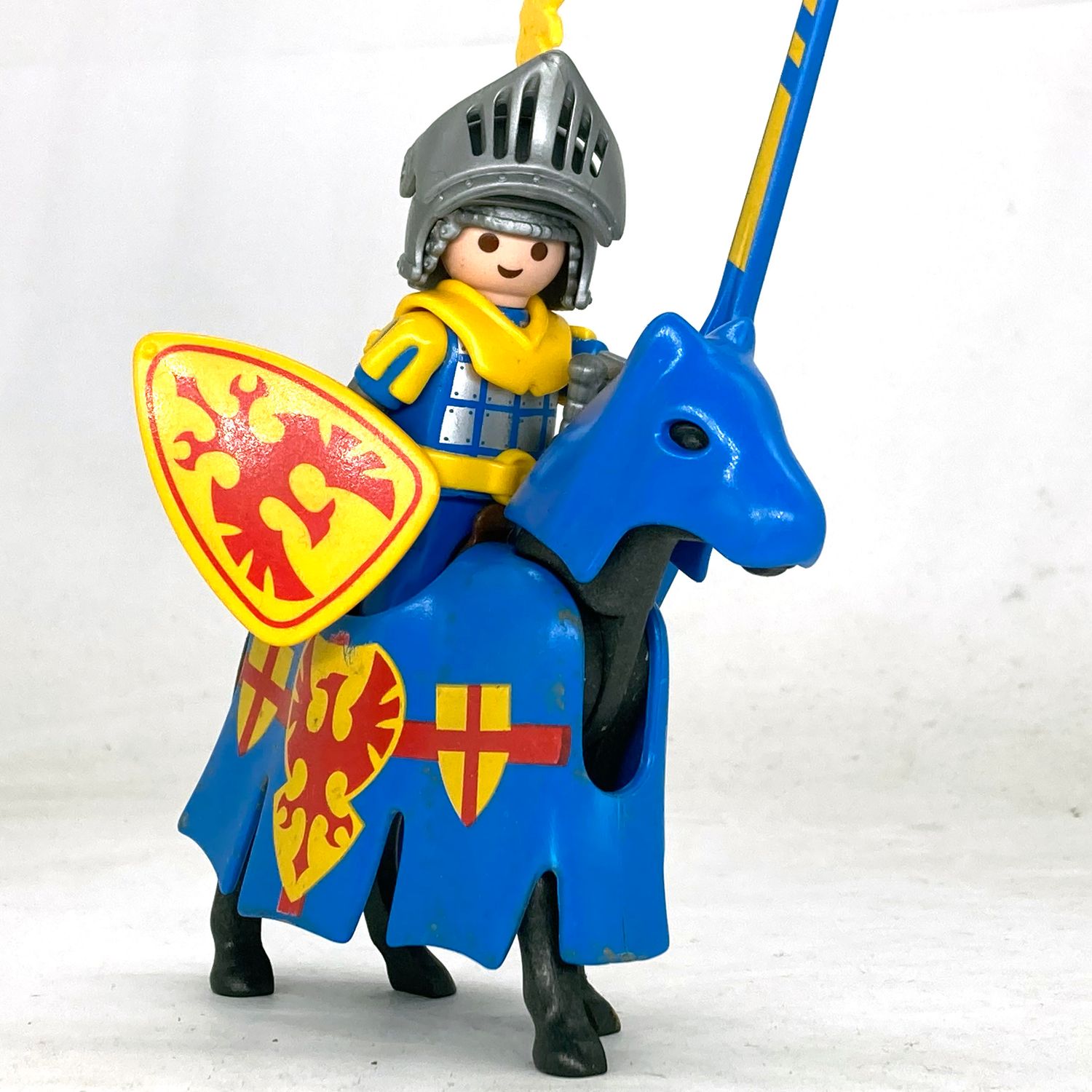 playmobil chevalier parure bleue
