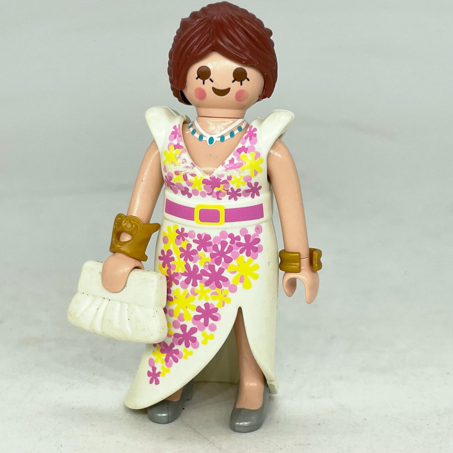 Playmobil belle femme robe fleurie