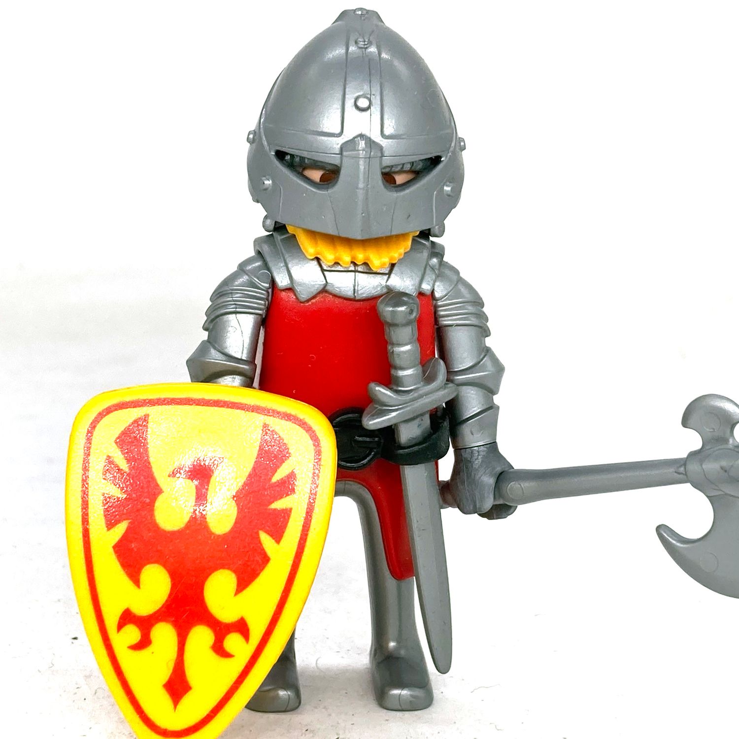 playmobil chevalier rouge