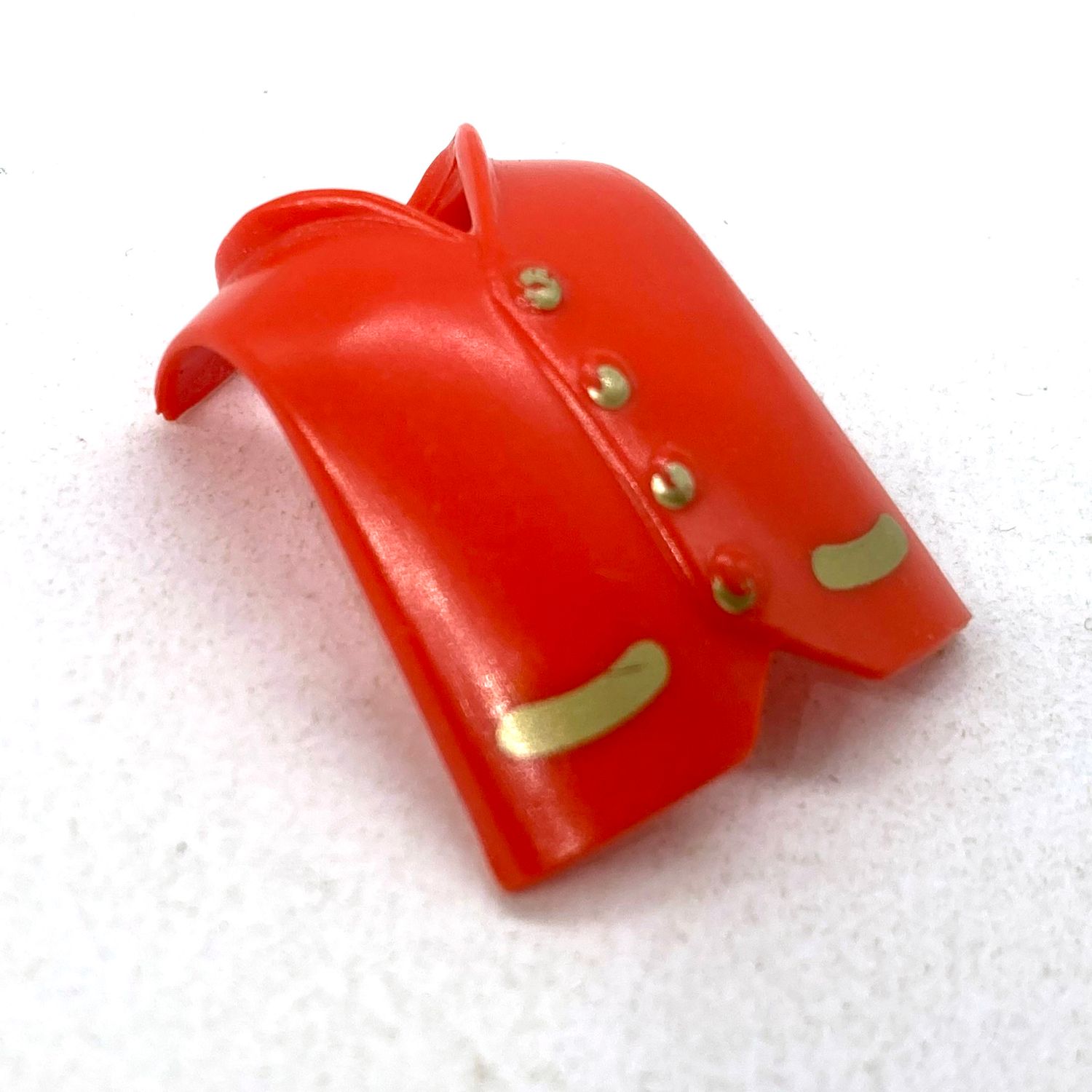Playmobil plastron rouge or