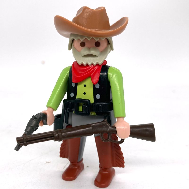 playmobil cowboy chemise verte