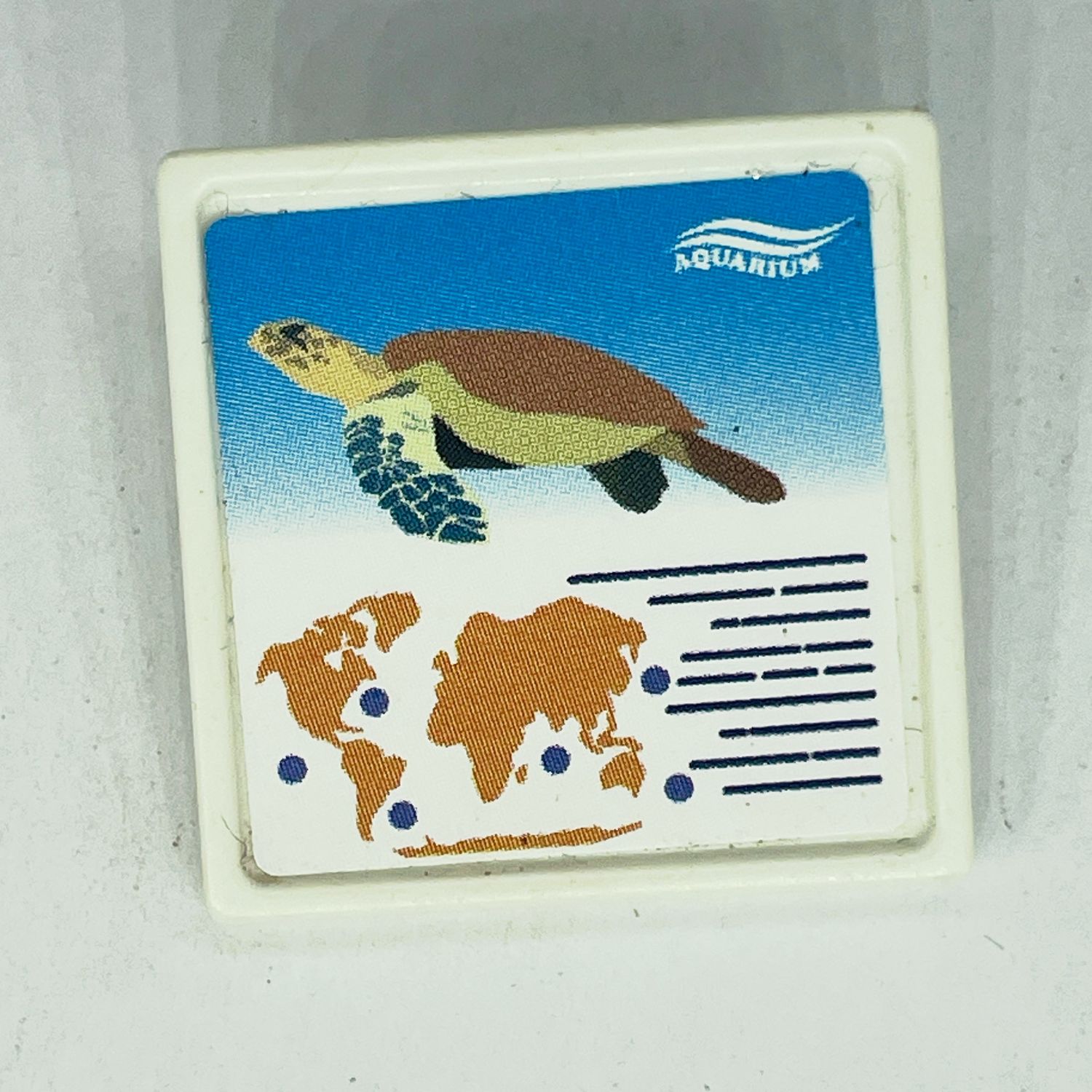 Playmobil affiche panneau tortue