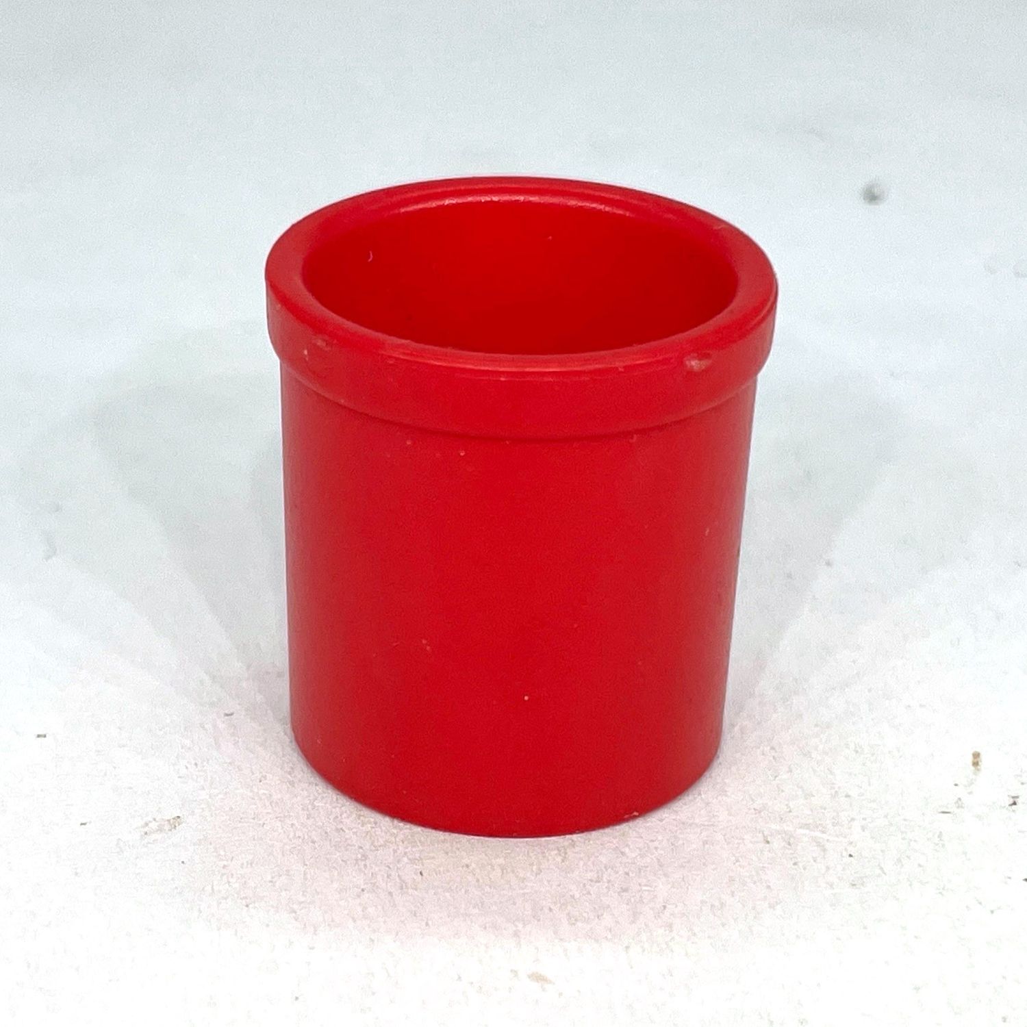 playmobil poubelle corbeille rouge