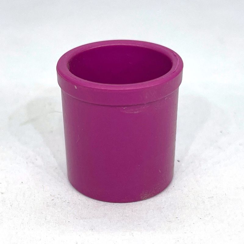 playmobil poubelle corbeille violette
