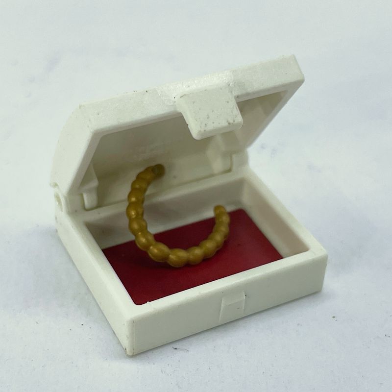 Playmobil coffret boite à bijou collier or