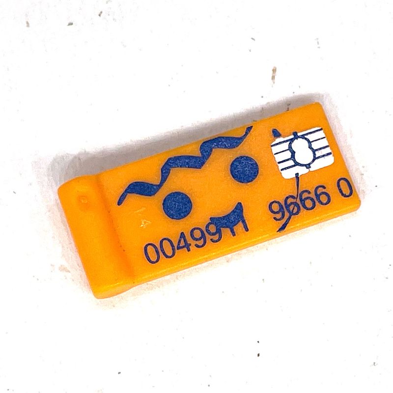 playmobil carte bancaire orange