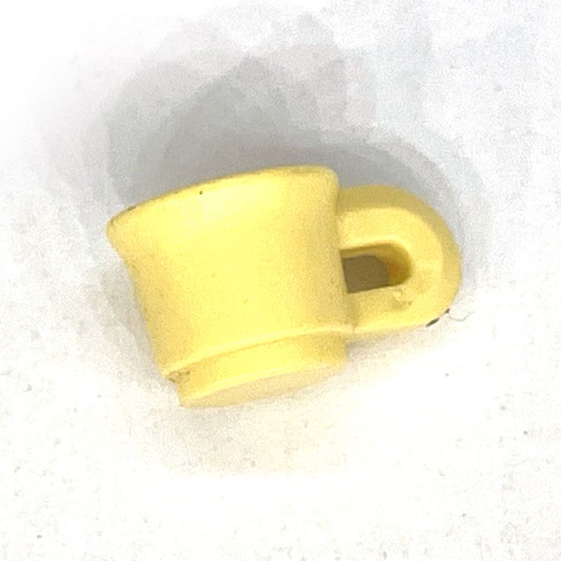 playmobil tasse évasée jaune pâle
