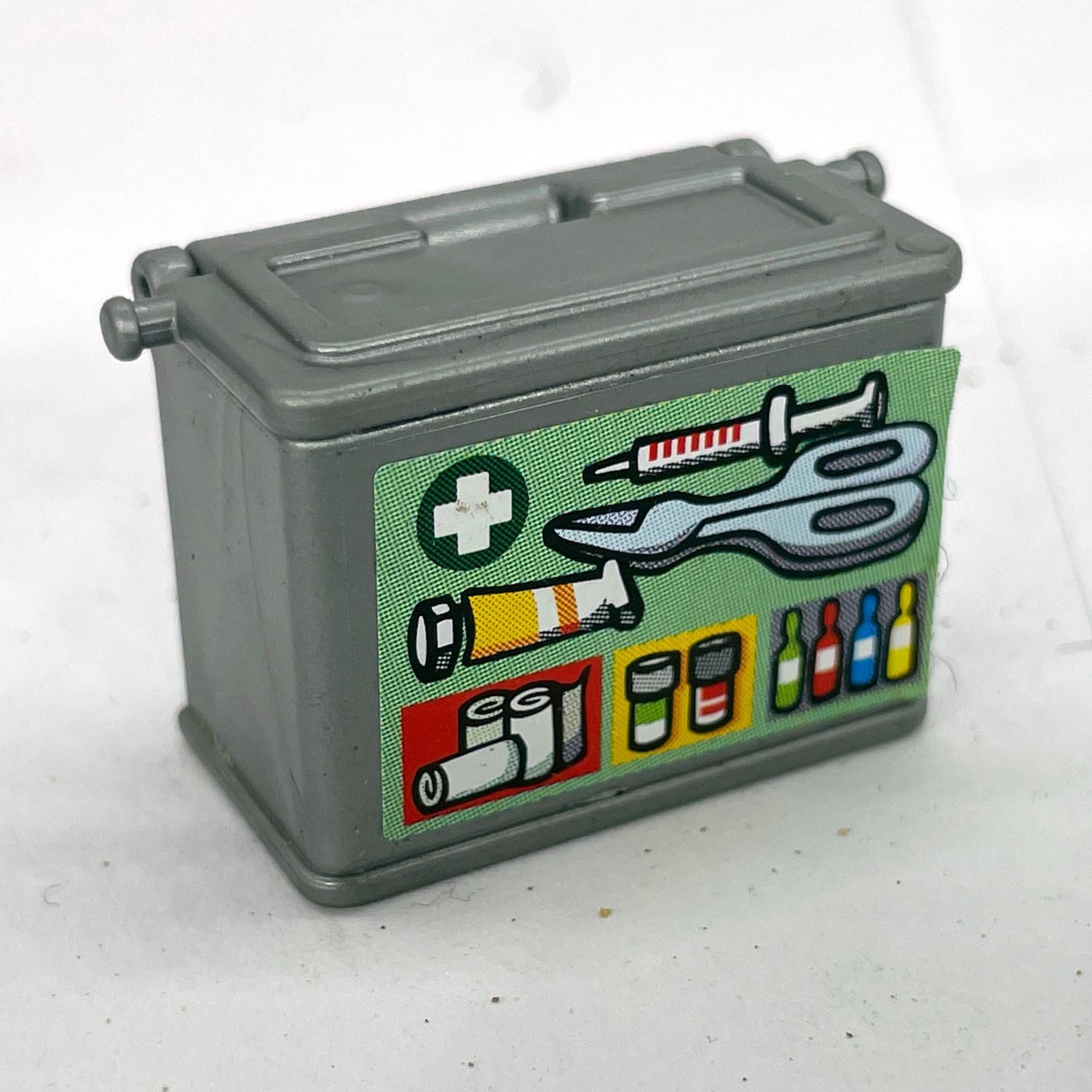 playmobil trousse de secours gris
