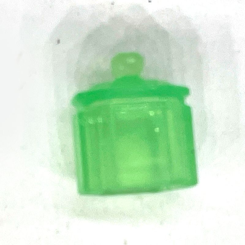 playmobil sucrier transparent vert