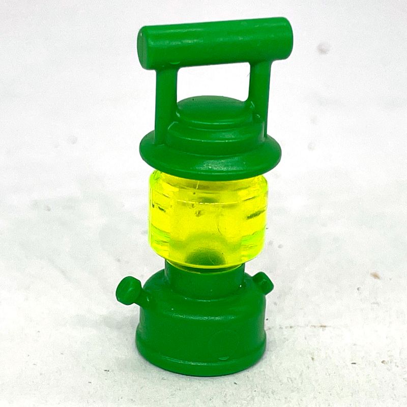 Playmobil lampe à pétrole verte