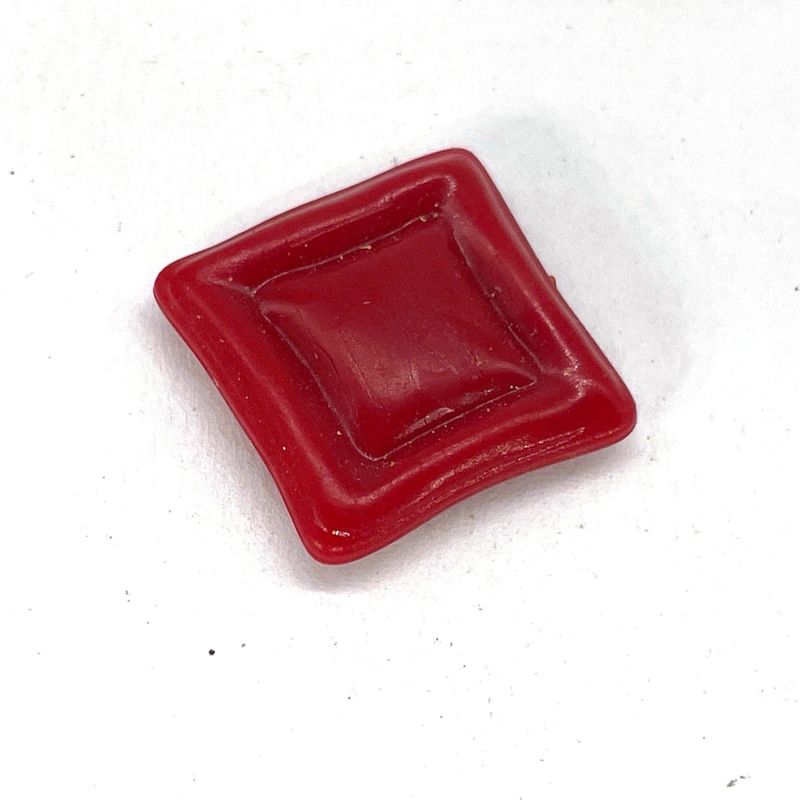Playmobil petit coussin carré bordeaux