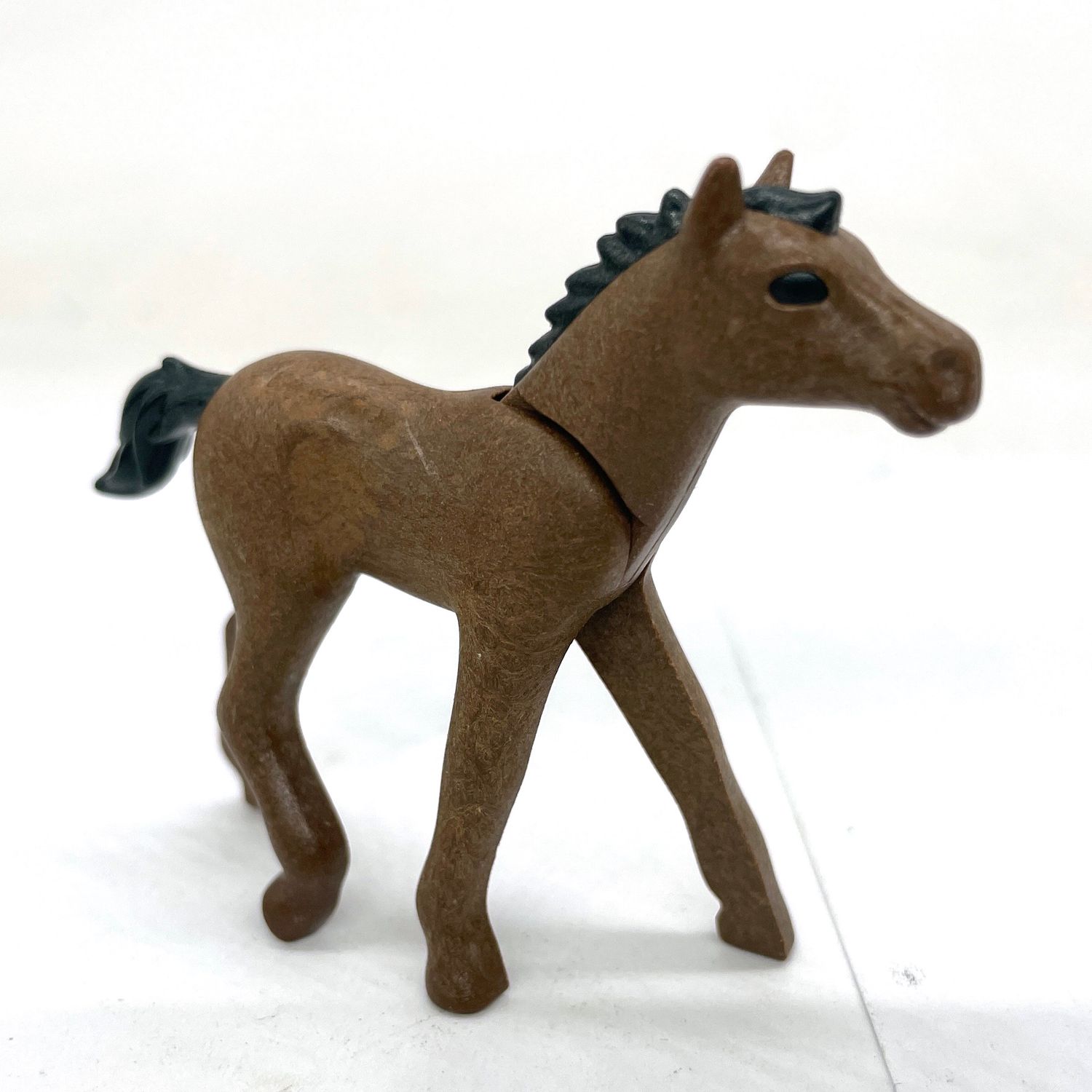 playmobil poulain marron chocolat