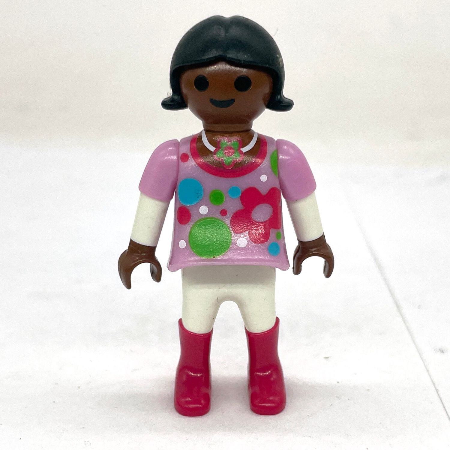 playmobil fillette black flower