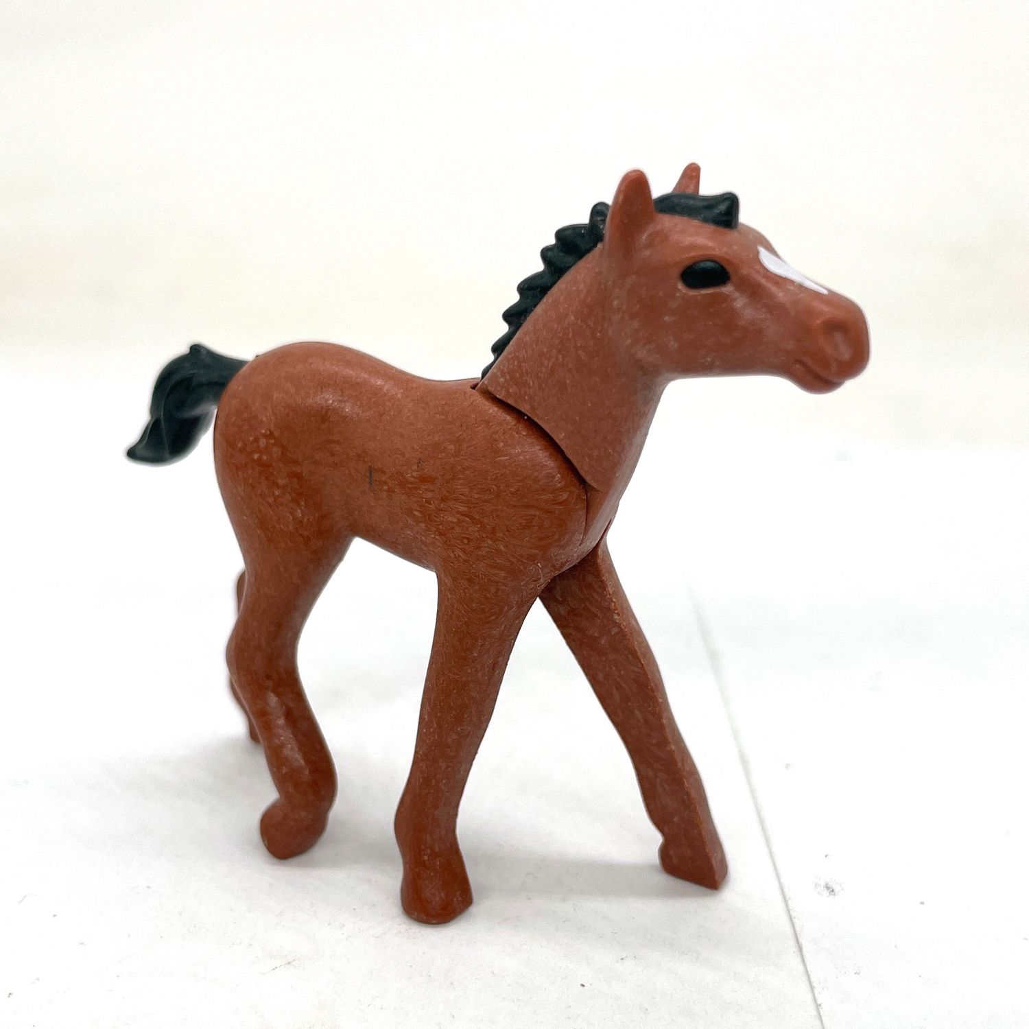 playmobil poulain marron