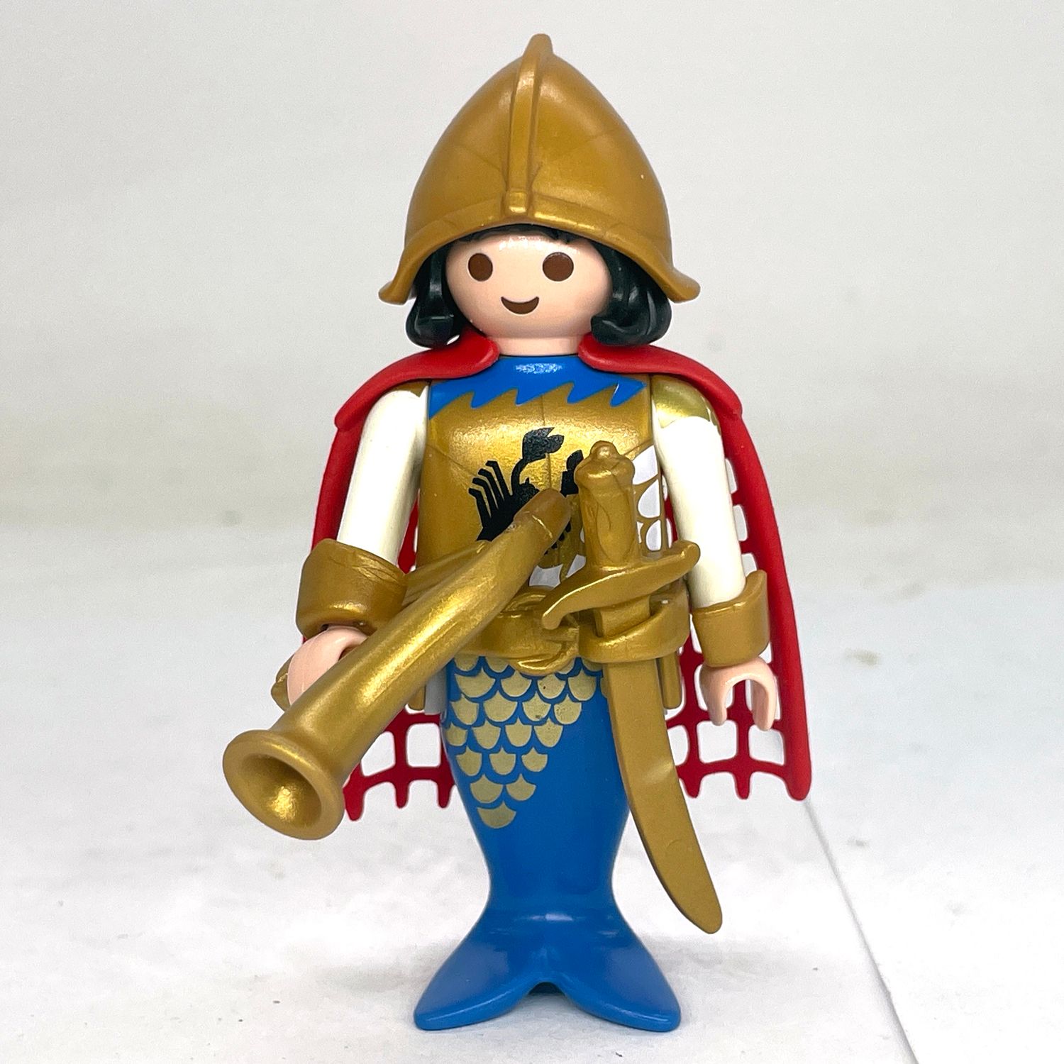 playmobil prince sirène or